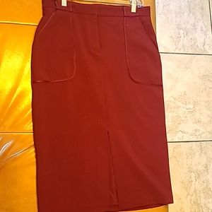 Beautiful burgandy skirt